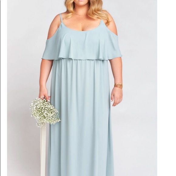 Show Me Your Mumu Caitlin Ruffle Dress XXL teal - Picture 3 of 16